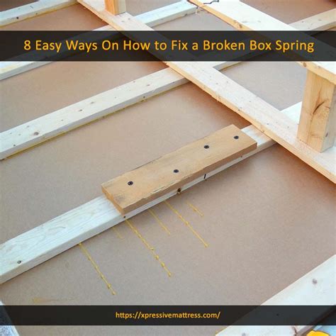 order metal rods to fix box spring|box spring noise repair.